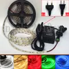 Volledige kit 5m 3528 LED Flexibele strip Light Tape Ribbon 600LEDS Non Waterproof + 12V 3A Voeding + DC-connector