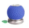 Golf rond créatif et innovant, gel de silicone, bol à fumée, ensemble pour fumer et raccord pour bouteille d'eau.