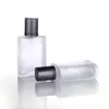 Оптовая 50 мл матовый ясно пустые флаконы духов атомайзер многоразового использования квадратный аромат бутылка для парфюмерной косметики на складе