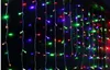 1000 LED ışıkları ampuller 10 M * 3 m Perde Işıklar, Noel süs ışıkları, Flaş Renkli Peri düğün Dekorasyon LED Şerit LightAC.110V-250V