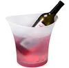 5L Waterproof Plastic LED Ice Bucket Color Changing Bars Nightclubs LED LIGHT Beer Bucket Bars Night Party free shipping SN1211