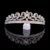 Kate William Royal Rhinestone Cristal Crown Crown Tiara Cabelo Jóias Coroa Cristal Acessórios Cristais Faixas