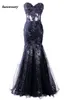 Appliques kralen Vestido Longo Mermaid Avondjurken Hoge kwaliteit Sweetheart Tulle Celebrity Party -jurken Vestido de Festa 2023