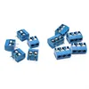 200PCS Small Electrical Connectors KF 301-2P 301-2P Blue Copper 5 0mm Straight Pin PCB Screw Terminal Block Connector Assortment k334K