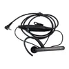 3.5mm 1-Pin Ear Bar Earpiece Mic PTT Headset for YAESU VERTEX VX-2R VX-3R FT-60R