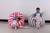 18 inch Storage Bean Bags Beanbag Chair Kids Bedroom Stuffed Animal Dolls Organizer Plush Toys Bags Baby Play Mat lin3540