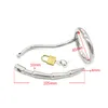 Stainless Steel Male Chastity Belt with Urethral Insert Male Chastity Device New T#76