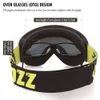 Copozz Brand Ski Goggles Double Layers UV400 Antifog Big Ski Mask Glasses Skiing Men女性Snow SnowboardGog201Pro6145061