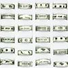 Lote de 50 piezas de anillos luminosos de acero inoxidable con patrón de mezcla completa, joyería Vintage para mujeres y hombres que brillan en la oscuridad 5015164