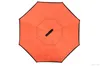 折り畳み式の実用的な傘の逆二重層逆のバンバーシュートの内側の自己冒されたウインドプルーフパラソンE29 3bx ff