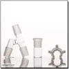 Hosahs 90/45 grader Reclaimer Set for Glass Bong Oil Rig Have 14 18 Man and Female Adapter Komplett ny design