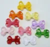 100pcs 2quot Wave point dot Hair Bow clip Baby mini Hairbows Grosgrain Ribbon Boutique bowknot avec Alligator clip headwear Acce6732225