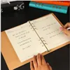 Carnet de voyage en cuir Vintage carnet de notes école fournisseur papeterie bloc-notes spriral livres d'affaires bureau étudiant cahiers d'écriture