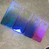 Ultra Slim Gradient Changing Color Case Hard PC Cover för iPhone XR XS Max X 8 7 6 6s 5 5s SE Plus Samsung S8 S9 Plus Not 8 9