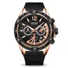 Megir Chronograph Sport Men Se Silikon Creative Quartz Klockor Män Klocka Timme Armé Armbandsur Relogio Masculino