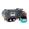 KDW DIECAST ALOY SANITATION Pojazd Model śmieciarki Truck 124 Scale Ornament Świąteczny dzieci