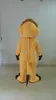 Yellow Fox Mascot Costumes Tema Animado Animal Cospaly mascote Dos Desenhos Animados Caráter Traje Do Partido Do Carnaval De Halloween