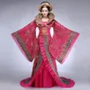 Gola das mulheres do temperamento nobre trailing vestido a rainha da dinastia tang vestuário chinês antigo traje vestido hanfu