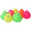 Cute flashing chick toy lighted up bouncing ball toys children chrsitmas gift Creative glowing chiken animal toys