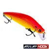 Novo micro abs plástico minnow isca de pesca a laser 6 cores 8g 8cm vívido truta atum isca dura 1973200