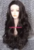 Long Gorgeous Dark Brown Fashion Wavy Hair Wig