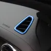 Çizgi tahtası Sol sağ klima çıkış havalandırma halka Çıkartma Chevrolet Camaro Yukarı Araba Stil İç Aksesuarları