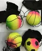 Groothandel Willekeurige 5 Stijl Leuk Speelgoed Bouncy Fluorescerende Rubberen Bal Polsband Bal Bordspel Grappige Elastische Bal Training Antistress