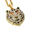 gold tiger head jewelry