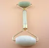 Portable Pratical 100% Jade Facial Massager Roller Face Lift Anti Wrinkle Facial Avkoppling Lift Slimming Wheel Beauty Stick