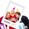 16 18 21 Years Photo Booth Frame Happy Birthday PhotoBooth Props 1st 16th 30th 40th 50th Birthday Decoration Anniversary