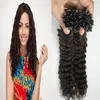 U DICA EXTENSÃO DO CABELO DE CARATO / CABELOS HUMANOS CÁBLICAS HULICADOS EXTENSÃO CAPSULES