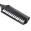 Pro Salongfrisör Dubbel sidofärgkam Plastklippkammar Hårfärg Mixing Borstar Frisör Salong Barber Styling Tools2446456