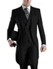 Personalizar diseño Gris claro Púrpura Blanco Negro Borgoña Azul Tailcoat Hombres Fiesta Traje de padrino de boda en boda Esmoquin Chaqueta Pantalones Ti244o