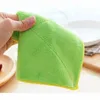 Household Cleaning Cloths 5 Color Dish Cloth Bamboo Fiber Washing Towel Magic Kitchen Cleaning Wiping Rags