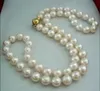 Collier de perles blanches naturelles 8-9MM