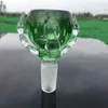 grünes kristallglas