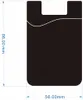 Kolorowy zestaw karty silikonowej Universal Ultra Slim Miękka kieszeń do iPhone'a 15 14 Samsung S23 LG Moto Huawei Cell Credit Card Card Uchwyt karty kredytowej
