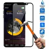 Screen Protector For iPhone 15 Pro Max 14 Plus 13 Mini 12 11 XS XR X 8 7 SE 3D Curved Carbon Fiber Full Explosion Tempered Glass Explosion Shield Flim Guard
