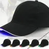 Novedad LED sombrero con iluminación gorra de béisbol LED manos libres para correr al aire libre, acampar, senderismo, fiesta de hip hop, pesca