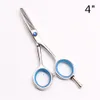 C1117 4" 13.5cm JP Steel Customized Logo Laser Professional Human Hair Scissors Barbers' Scissors Cutting Thinning Shears Salon Style Tools