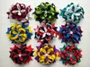 10PCS 4 인치 아기 코일 꽃 헤어 클립 리본 수제 부티크 모자 리본 Bowknot 로맨틱 Kanzashi 소녀 헤어 액세서리 HD3552