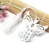 Bookmark White Ribbon Tassel Angel Bookmark Wedding Baby Shower Party Gunsten Geschenken voor boeken