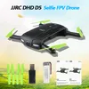 DHD D5 Selfie Dron z Wi -Fi FPV HD Kamera Składana kieszeń RC Drony Helikopter Control VS JJRC H37 Mini Quadcopter Toys