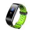 Q8S Reloj de pulsera inteligente Monitor de ritmo cardíaco Presión arterial Rastreador de oxígeno en sangre Rastreador de ejercicios Reloj de pulsera inteligente resistente al agua para iOS Android