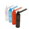 Draagbare water waterpijpschroef op fles toppuff Acryl Water Bongs Top puff rokende pijpen tabakspijp reizen