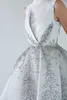 2019 AzziOsta Liban Robes De Bal Col Haut Perles De Luxe Paillettes Tulle Longueur De Plancher Robe De Soirée Porter Des Robes Formelles Sur Mesure