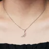 Everfast 10Pc/Lot Cutout Bird Pigeon Pendants Necklace Cute Dove Stainless Steel Charms Chokers Necklaces Women Girls Kids Loved Gift SN077
