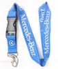 전체 50 개 PCS 인기 자동차 브랜드 Benz BBA Lanyard Industries 탈착식 키 체인 배지 펜던트 파티 선물 선물 Moble Phone Lanyard3531122