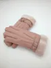 Free Shipping - High Quality Women Wool Gloves Winter Fashion Warm Gloves Genuine Leather women Fashion Gloves