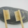 Brosse à dents en bois respectueuse de l'environnement Brosse à dents en bambou Fibre de bambou souple Manche en bois à faible teneur en carbone Respectueux de l'environnement pour adultes Hygiène buccale DHL